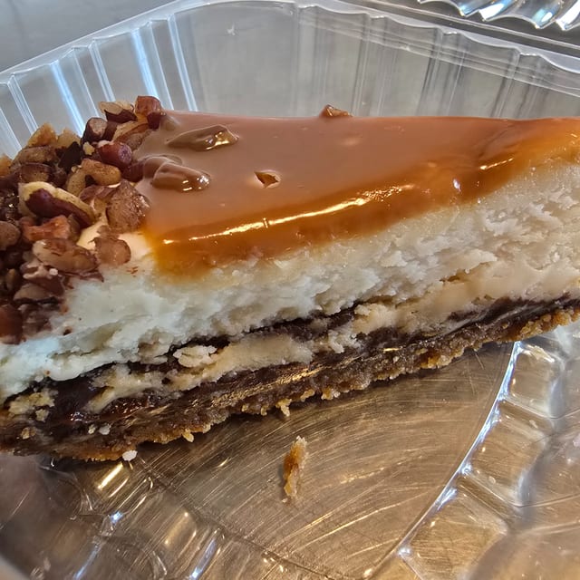 Turtle Cheesecake.