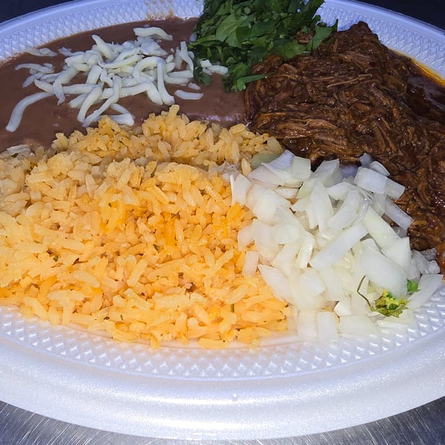 Birria Plate.