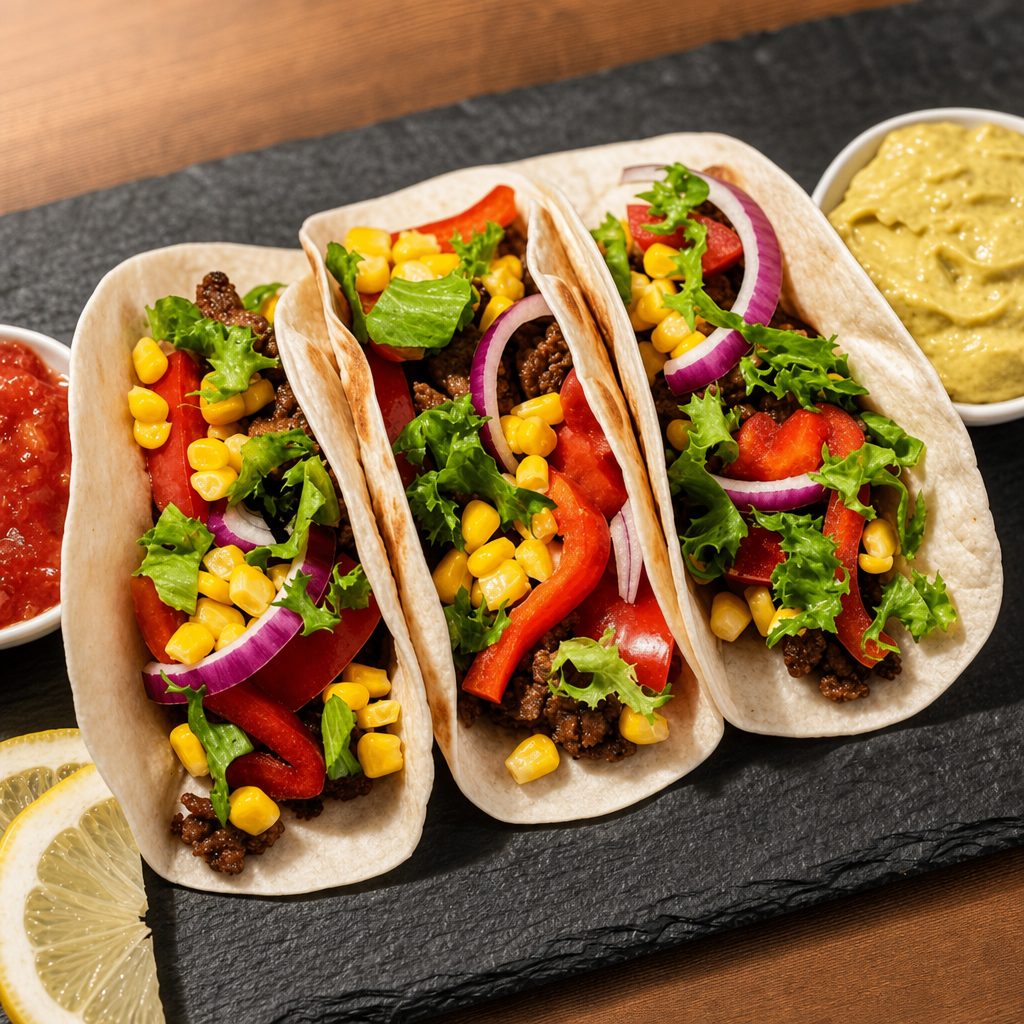 Kids Taco Plate.